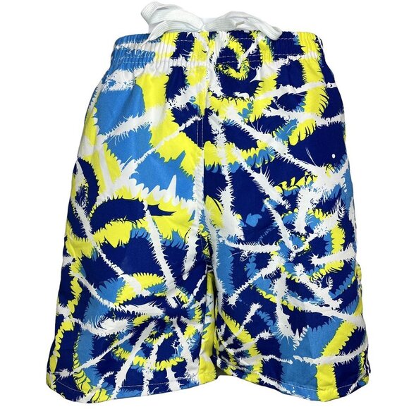 Boy's Swimming Shorts, Kids Pool Trunks, Tie Dye Print - Picture 1 of 3